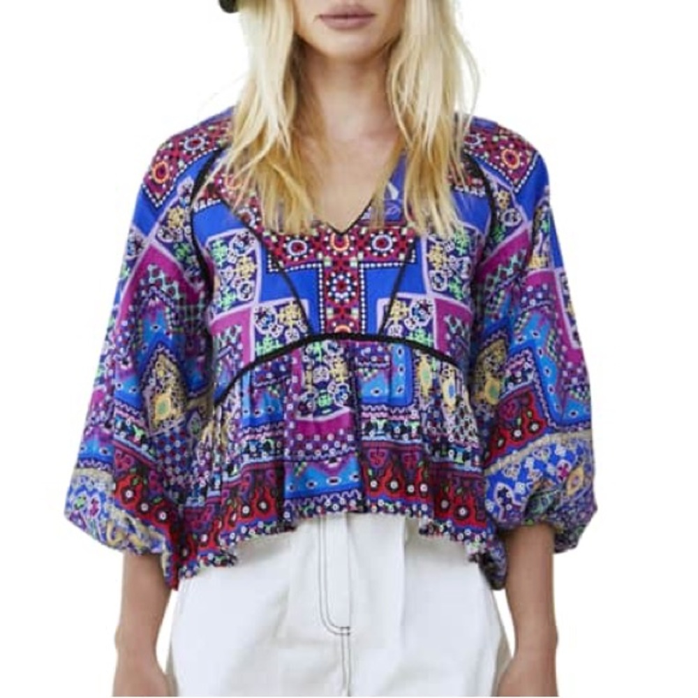 Hunter Bell NYC Grayson Blouse - Small